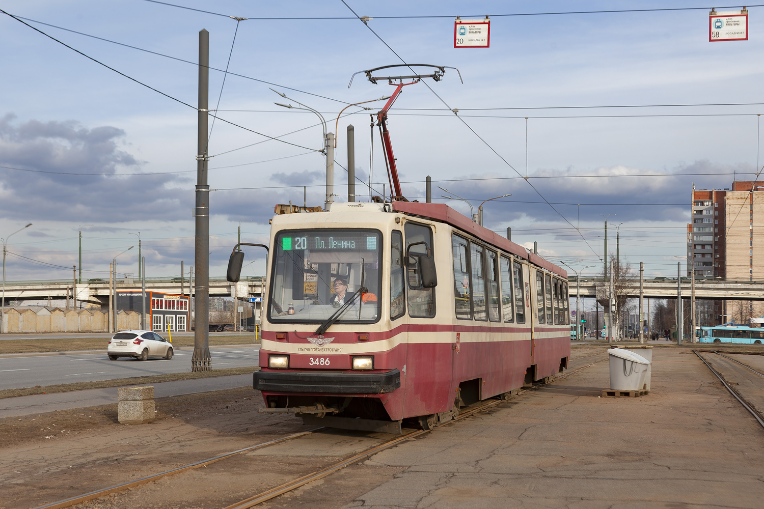 Санкт-Петербург, ЛВС-86М2 № 3486