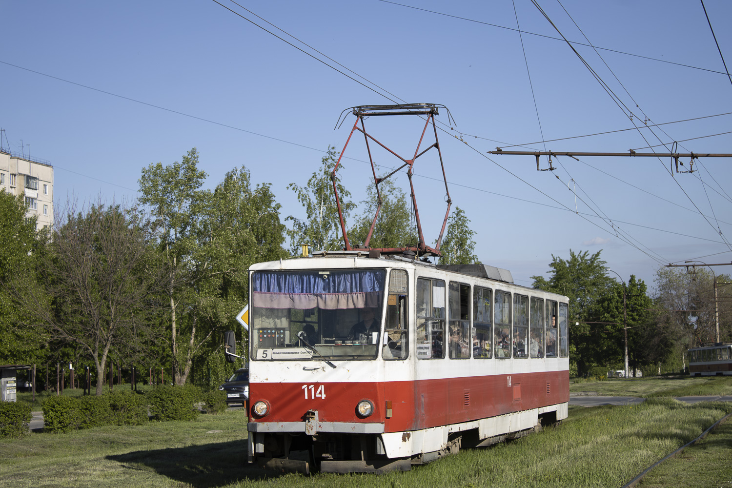 Липецк, Tatra T6B5SU № 114