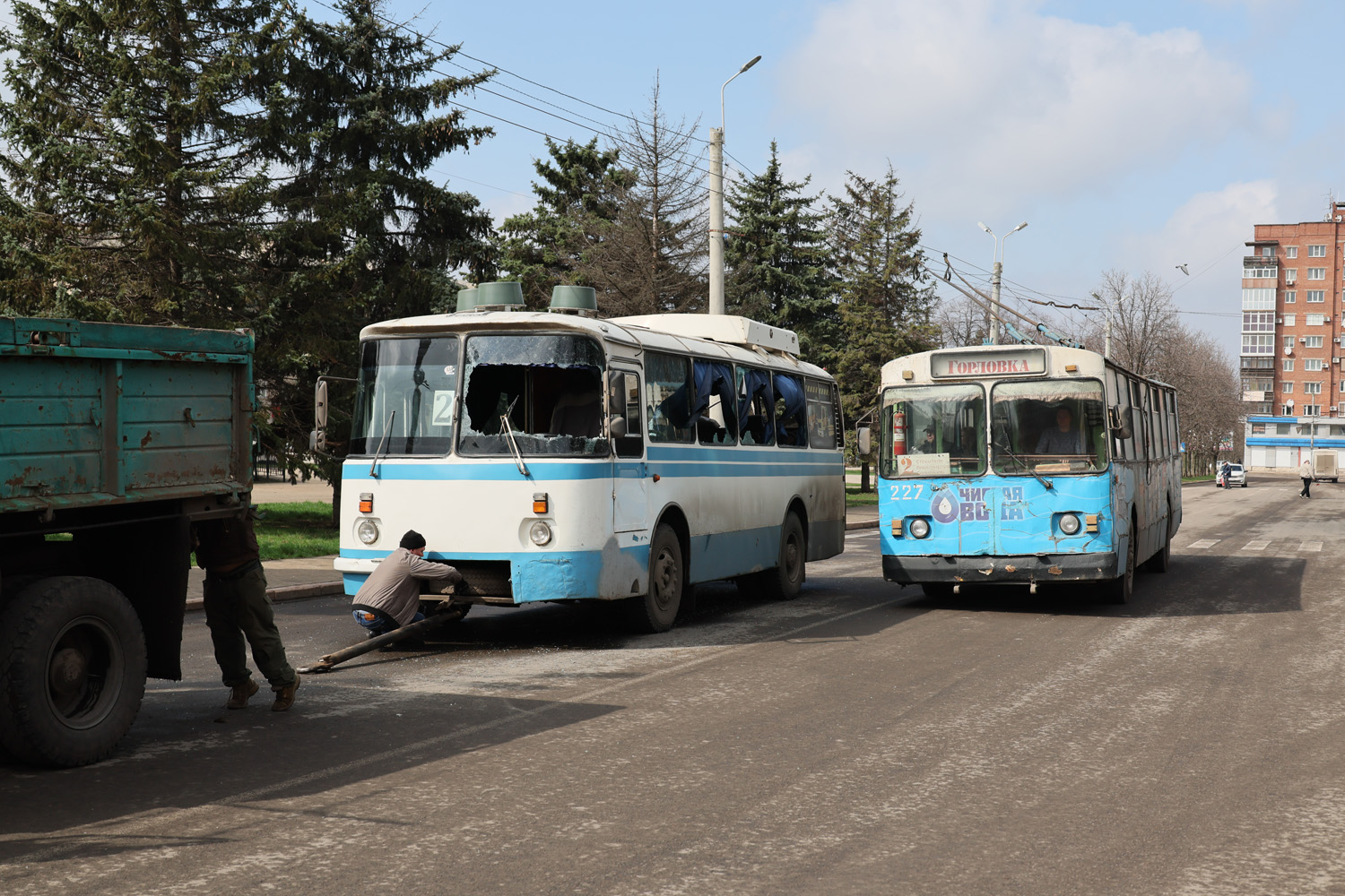 Горловка, ЗиУ-682В-012 [В0А] № 227; Горловка — Разные фотографии
