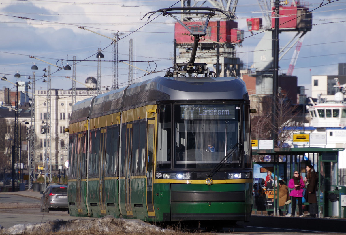 Хельсинки — Эспоо, Škoda ForCity Smart Artic MLNRV3 № 454