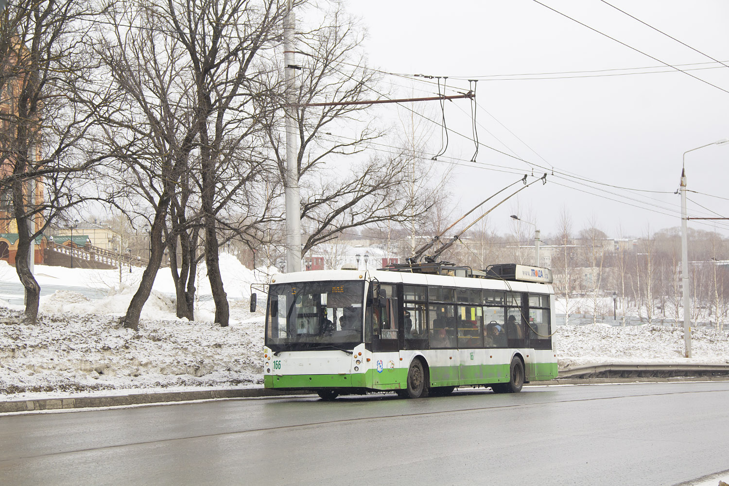 Березники, Тролза-5265.00 «Мегаполис» № 166