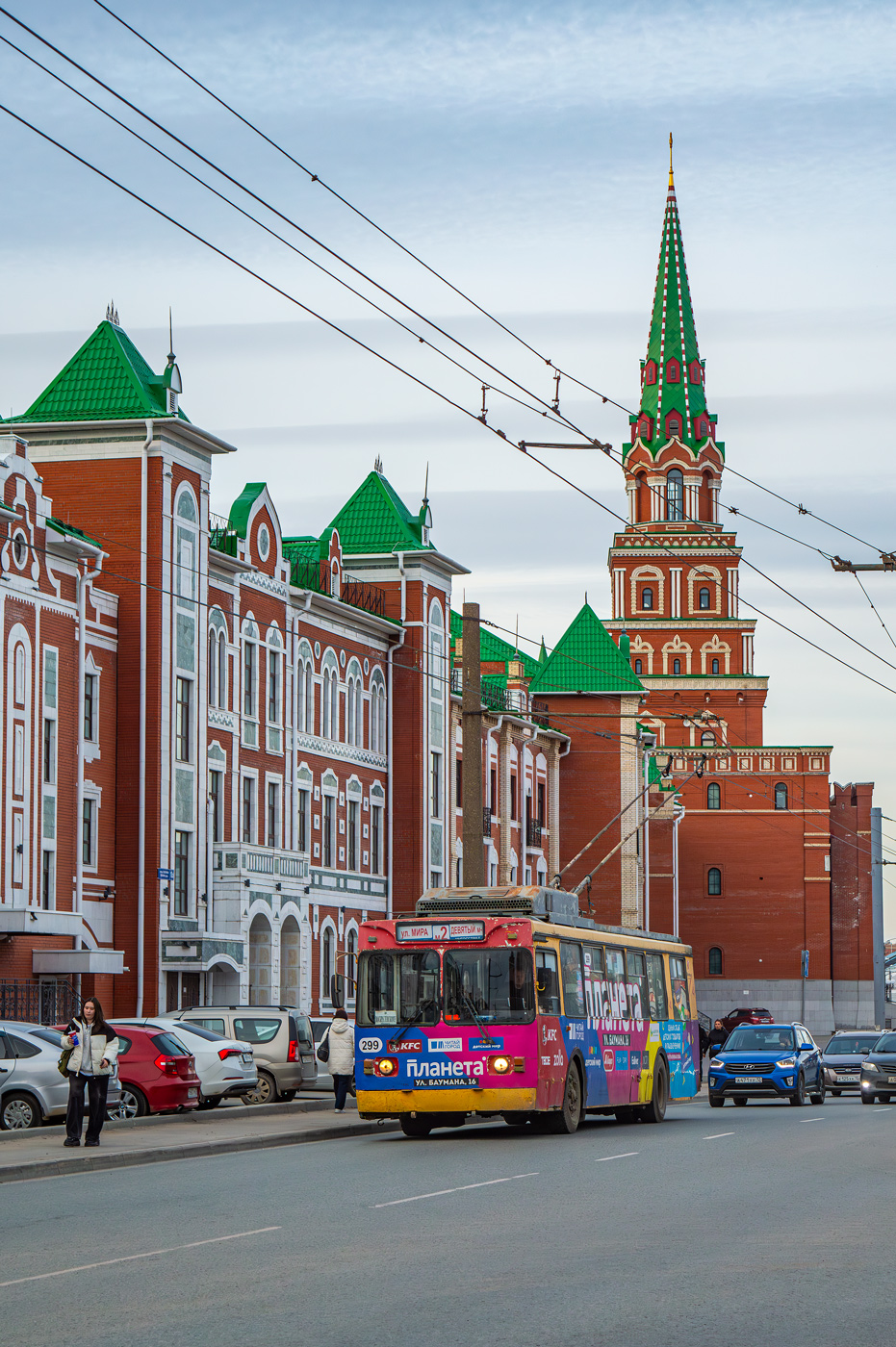 Йошкар-Ола, ЗиУ-682ГМ1 (с широкой передней дверью) № 299