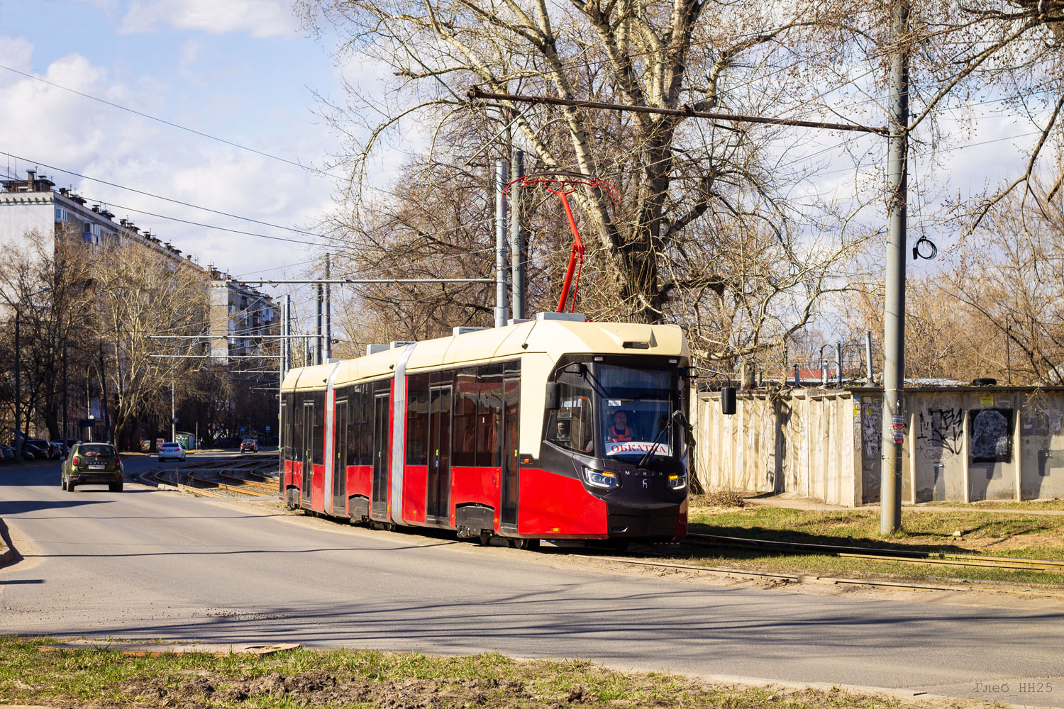 Нижний Новгород, БКМ Т856 «МиНиН» № Б/Н; Нижний Новгород — Трамваи без номеров