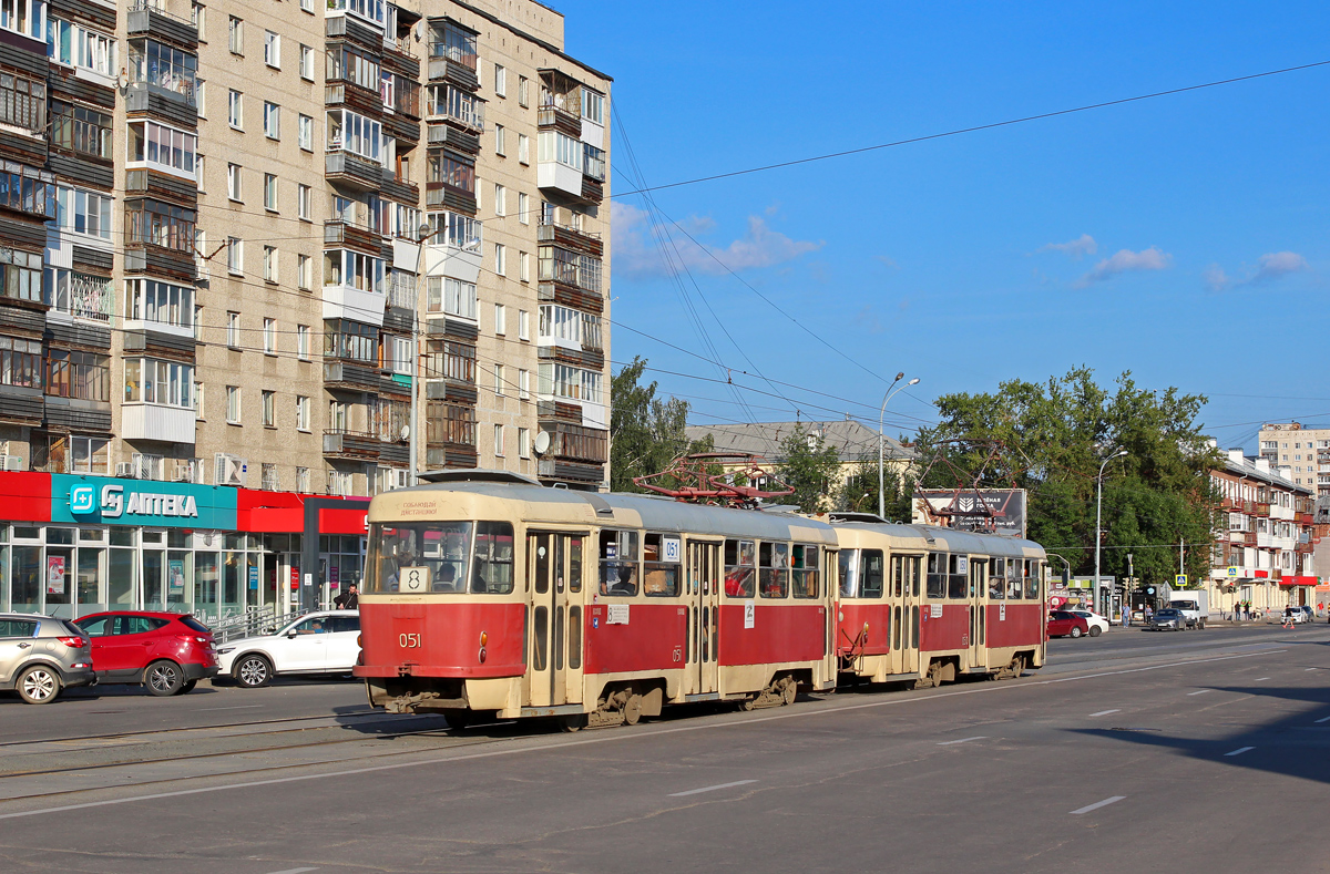 Екатеринбург, Tatra T3SU (двухдверная) № 051