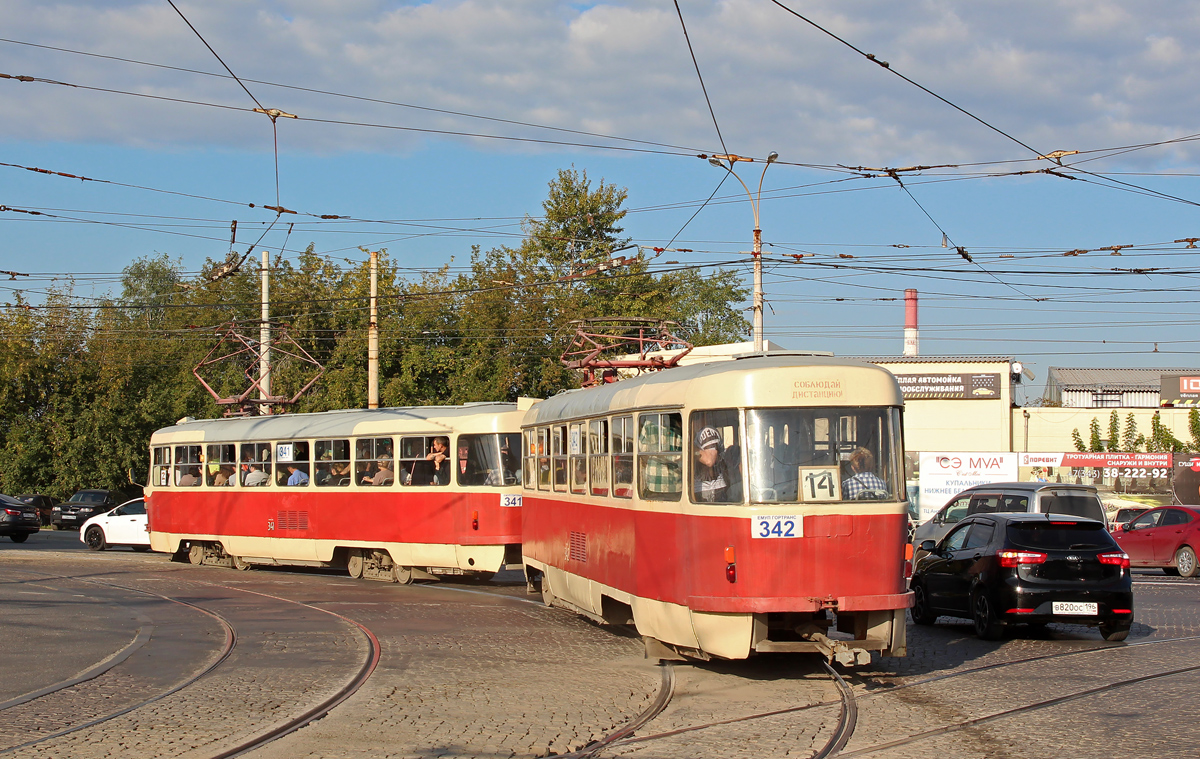 Екатеринбург, Tatra T3SU № 342