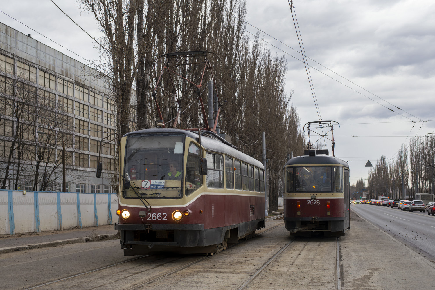 Нижний Новгород, Tatra T3SU КВР ТРЗ № 2662; Нижний Новгород, Tatra T3SU № 2628