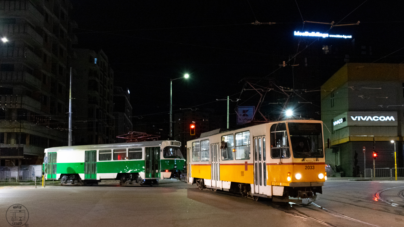 София, Tatra T6A2B № 2033; София — Необичайни състави на трамвайни мотриси