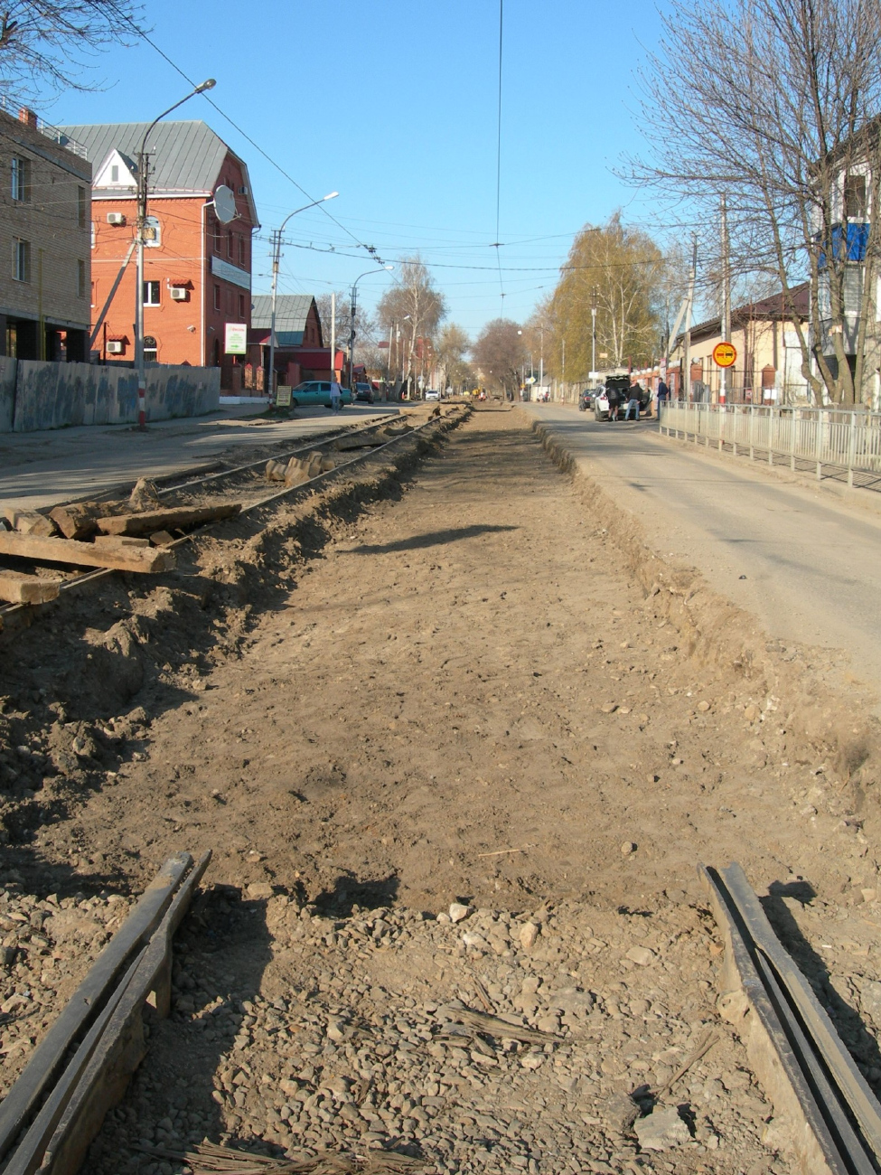 Ulyanovsk — Reconstruction of tram line on Timiryazeva street