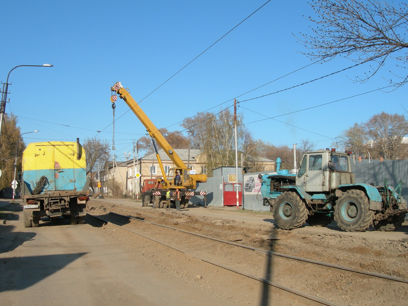 Ульяновск — Ремонт трамвайной линии по улице Тимирязева