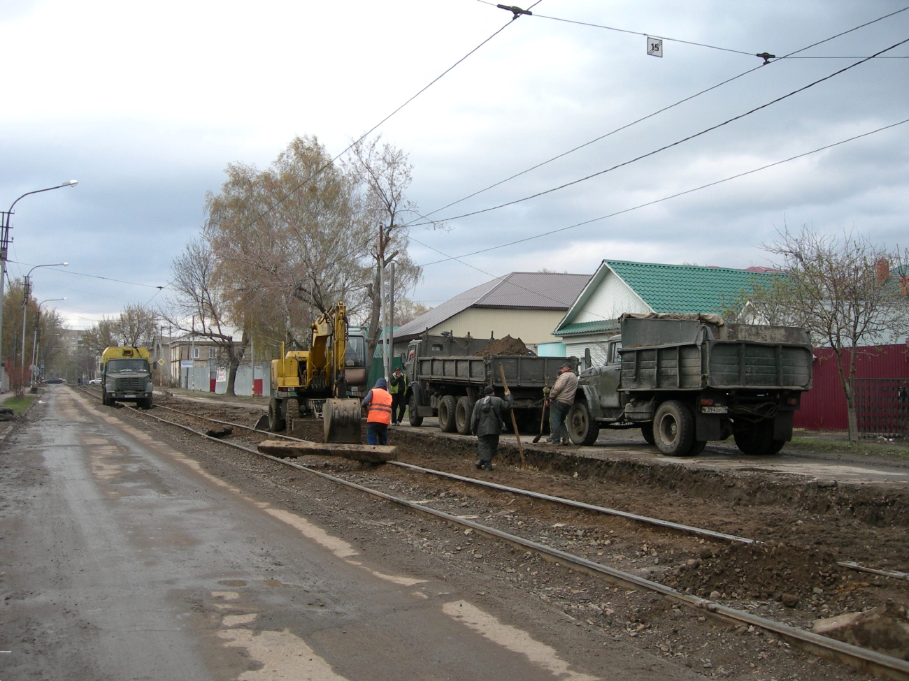 Ulyanovsk — Reconstruction of tram line on Timiryazeva street