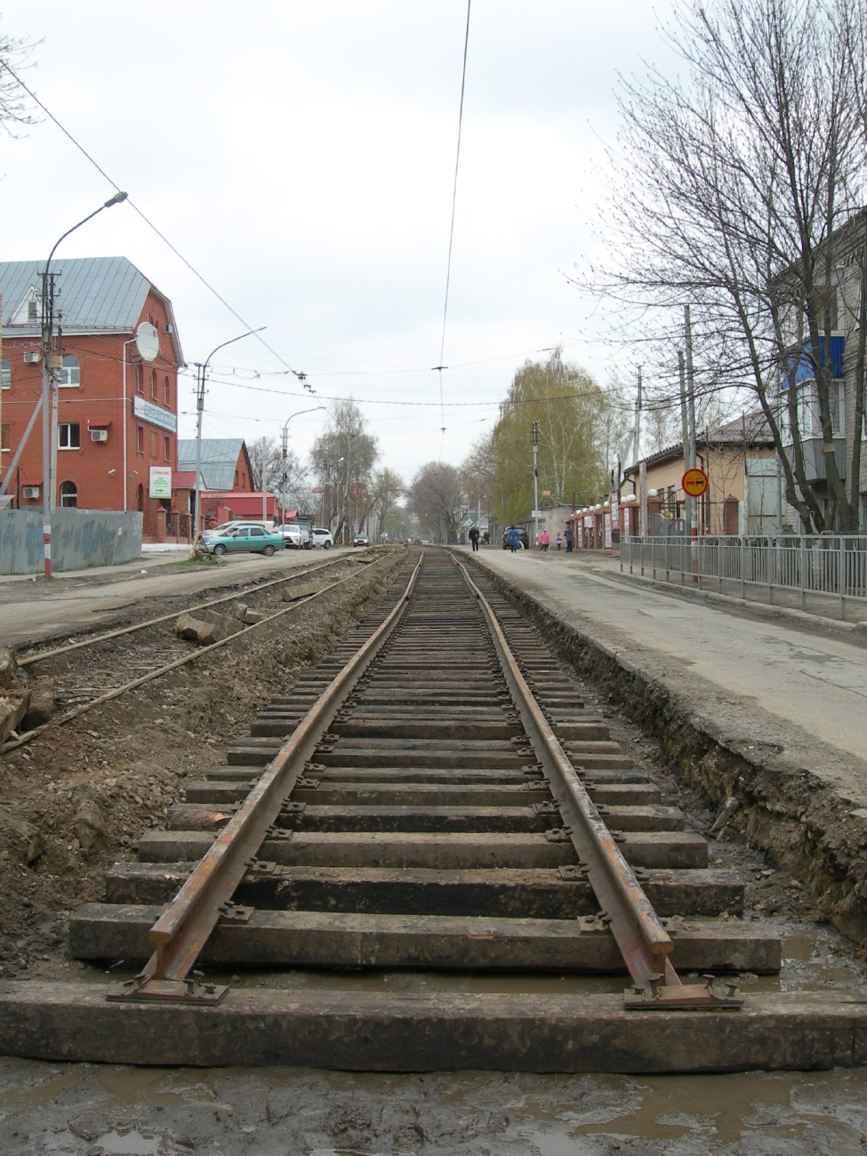 Ульяновск — Ремонт трамвайной линии по улице Тимирязева