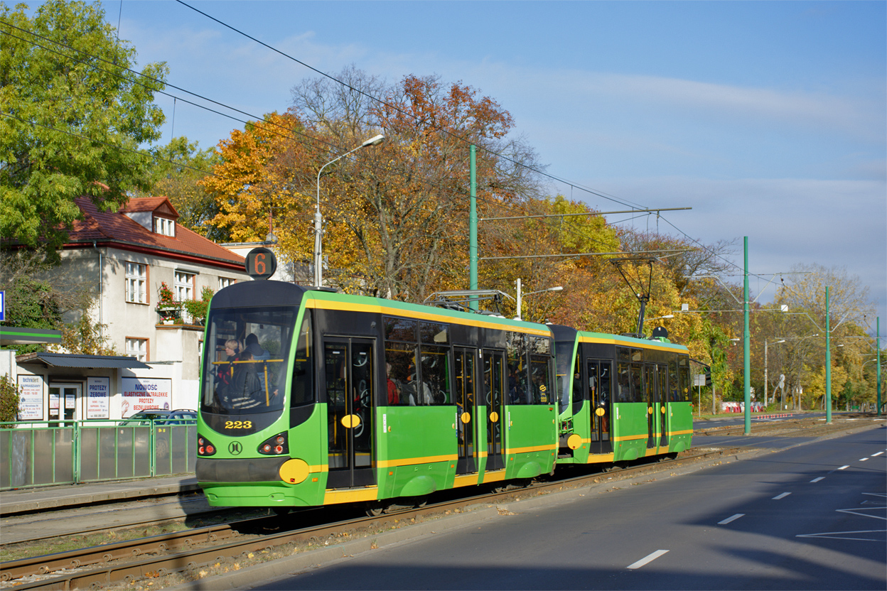 Познань, Konstal 105N-Alfa HF07 № 223