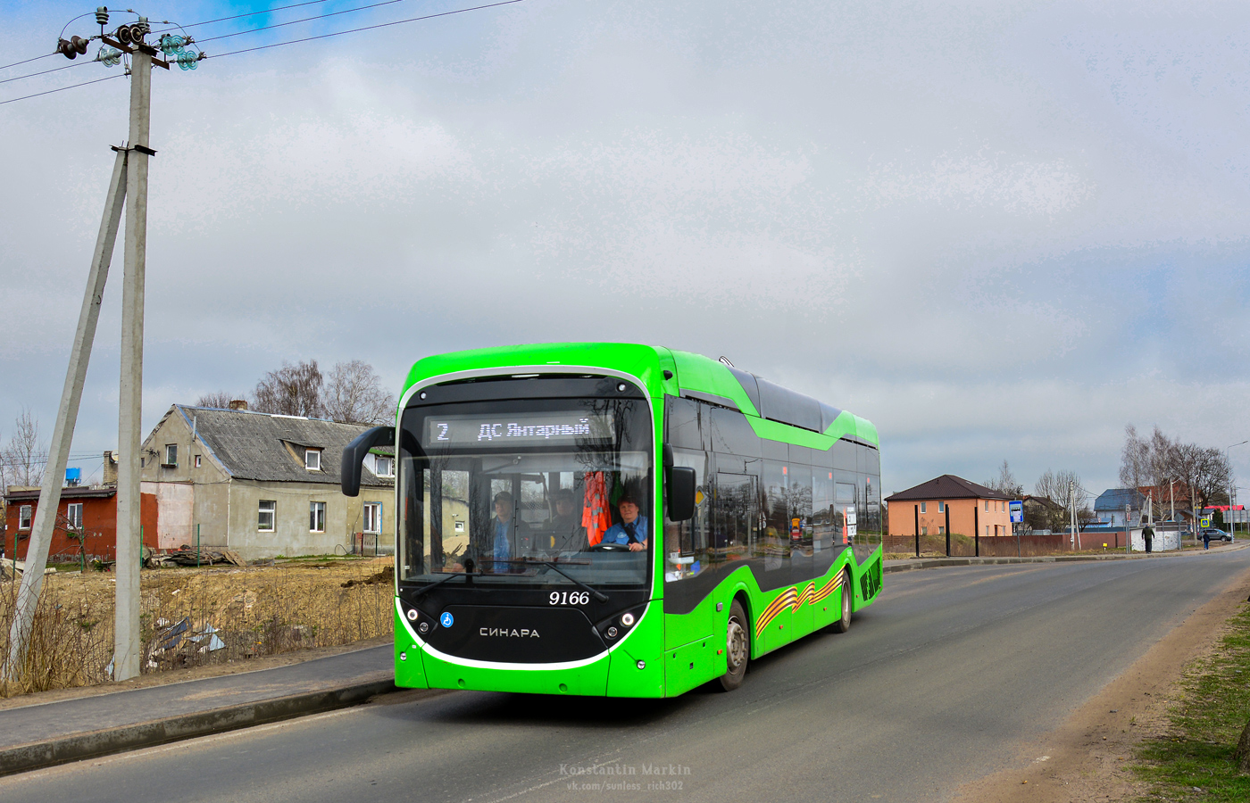 Калининград, Синара 6254.00 № 9166; Калининград — Движение на автономном ходу