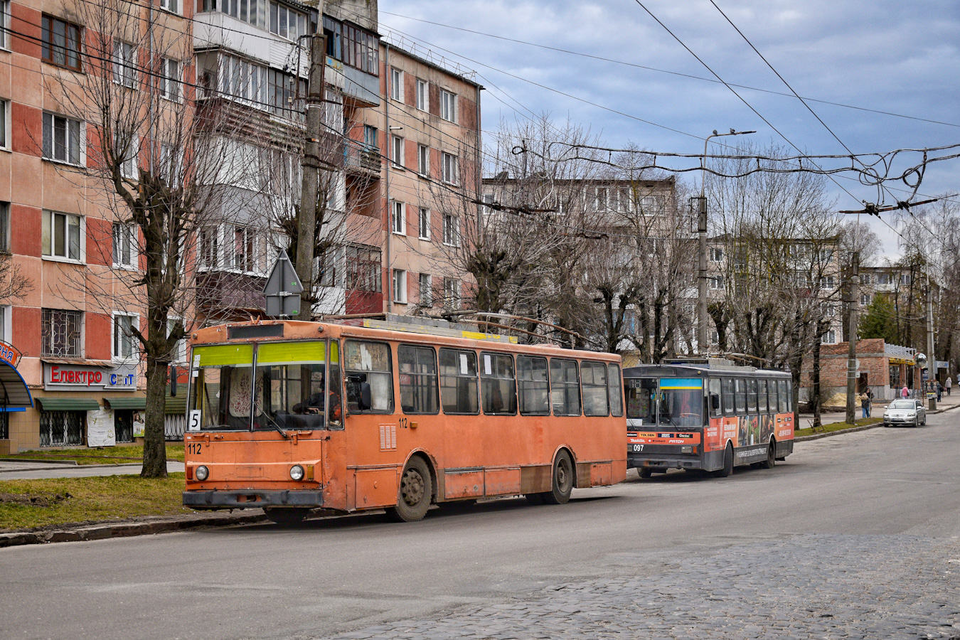Тернополь, Škoda 14Tr02/6 № 112