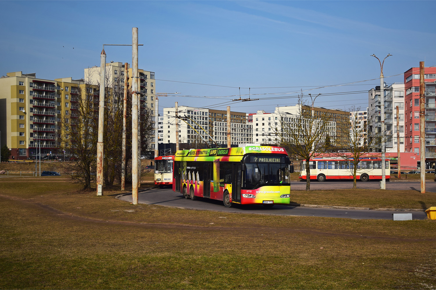 Vilnius, Solaris Trollino II 15 AC № 2712
