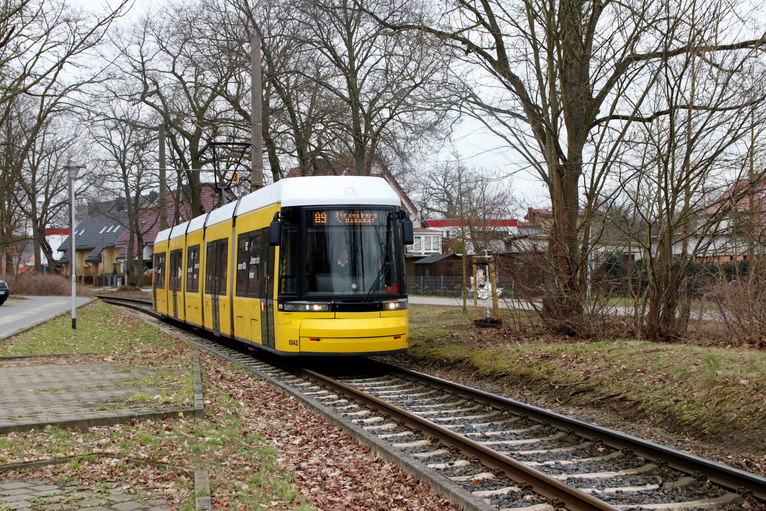 Штраусберг, Bombardier Flexity Berlin (GT6-08ZR/F6Z) № 0042