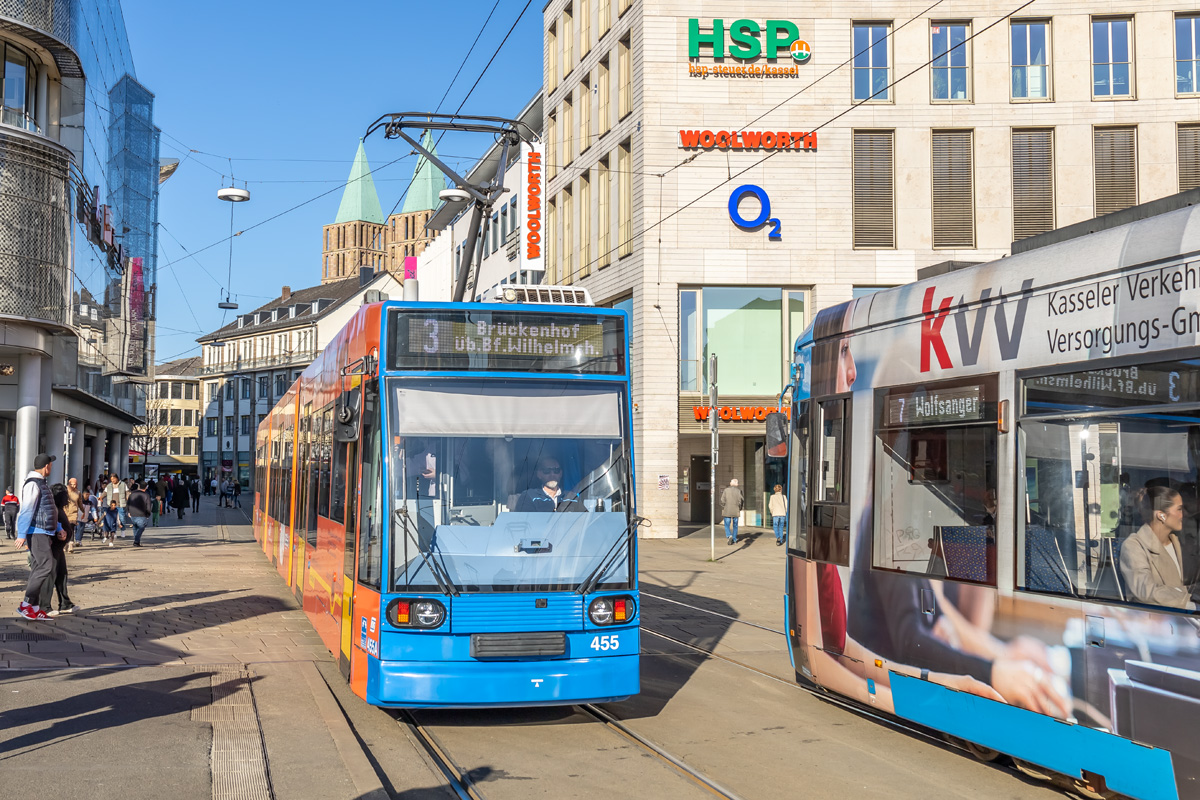 Кассель, Duewag NGT6C № 455