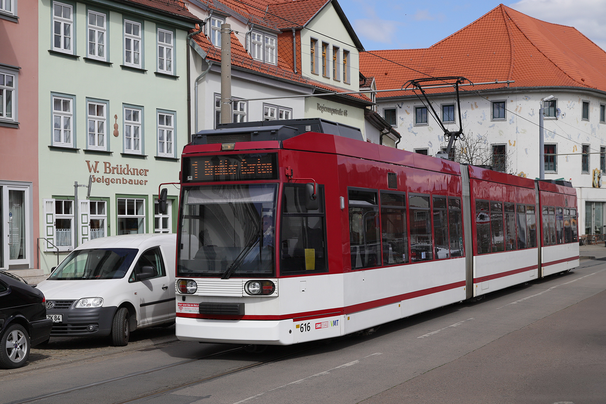 Эрфурт, Duewag MGT6DE № 616