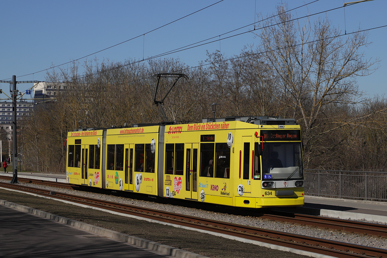 Галле, Duewag MGT6D № 634