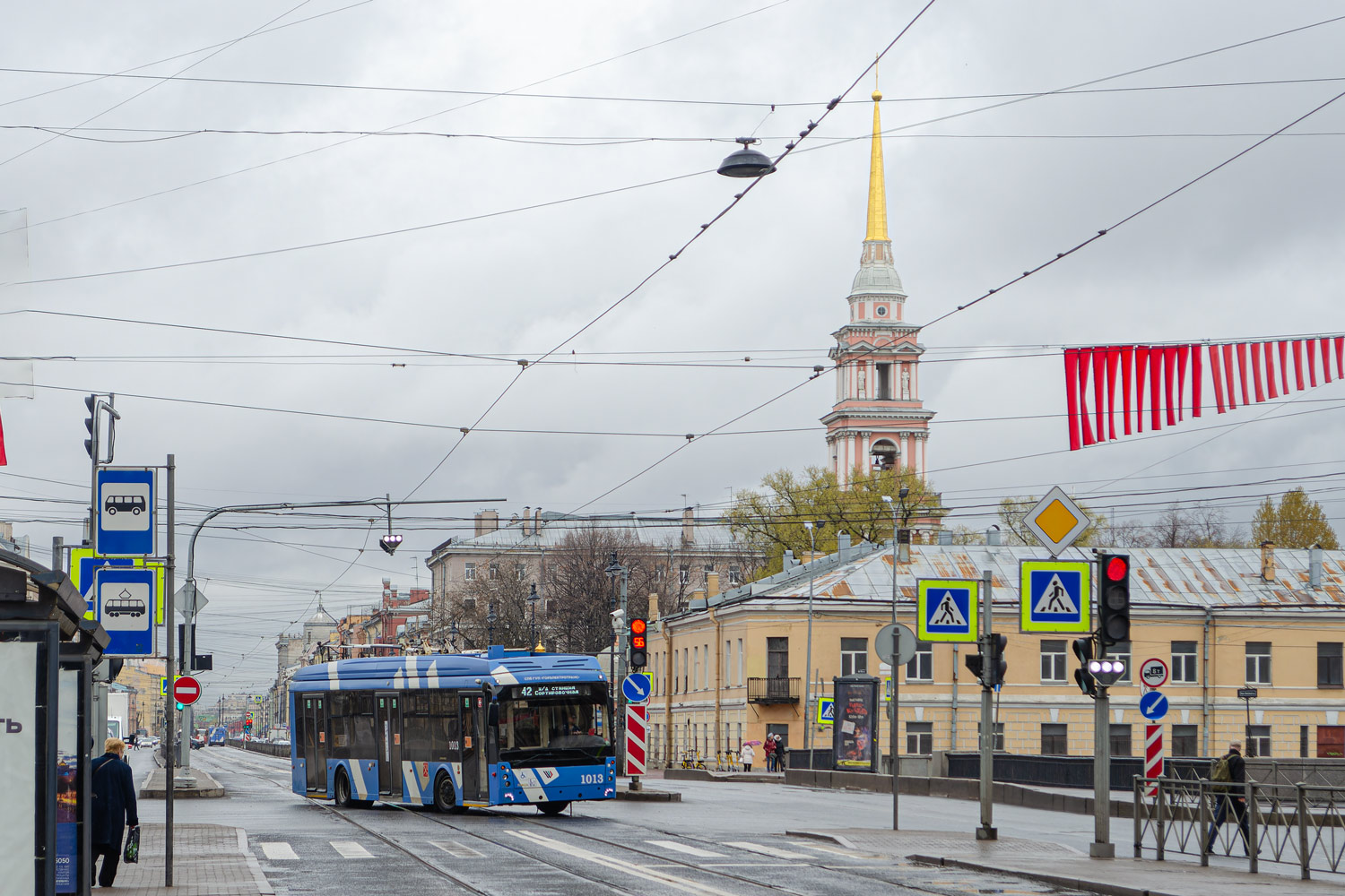 Pietari, Trolza-5265.08 “Megapolis” # 1013 Pietari, Trolza-5265.08 “Megapolis” # 1013