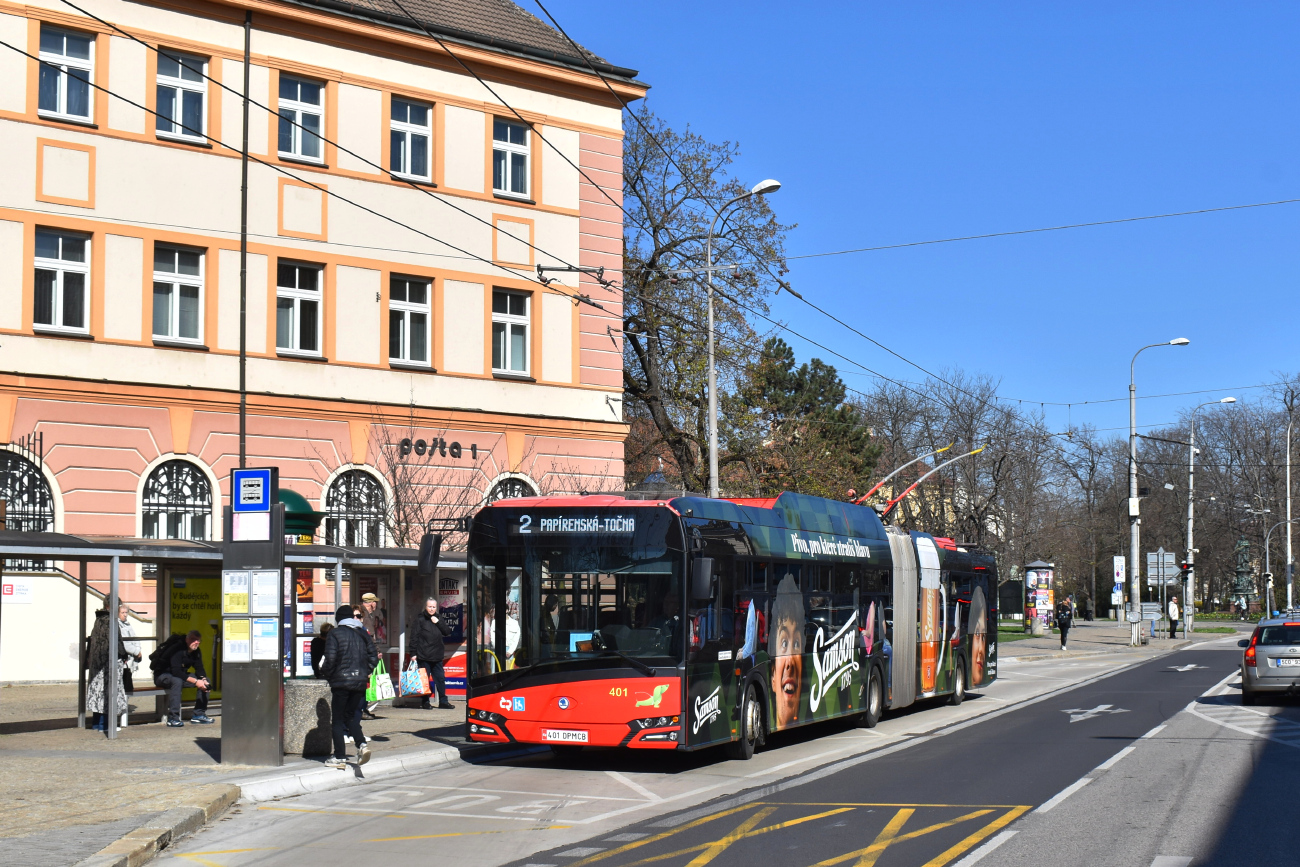 Ческе-Будеёвице, Škoda 27Tr Solaris IV № 401