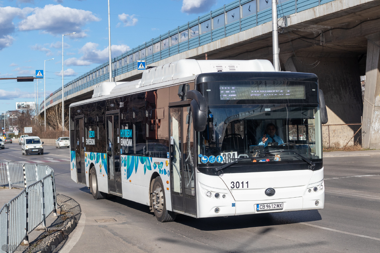София, Yutong E12 (ZK6128BEVG) № 3011