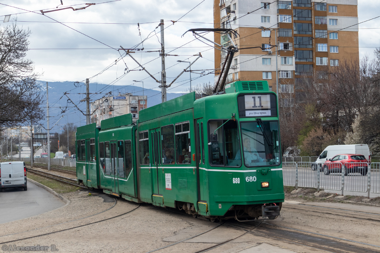 Sofia, Schindler/Siemens Be 4/6 S # 680