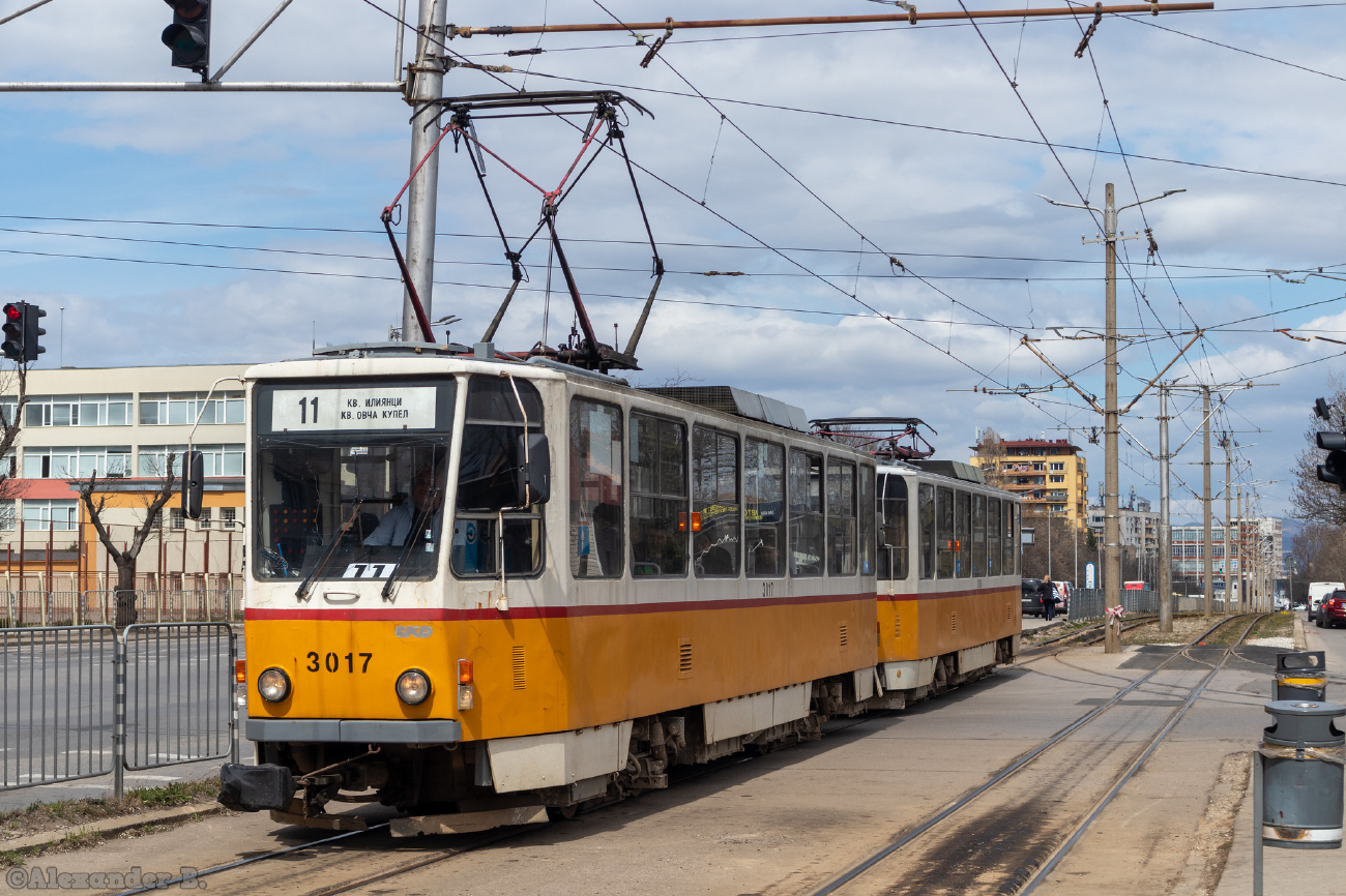 София, Tatra T6A2B № 3017