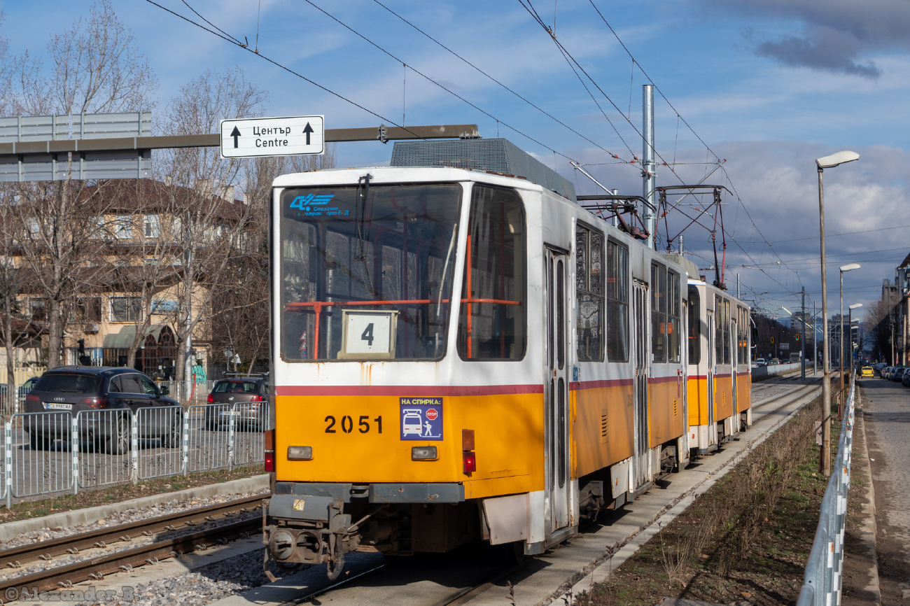 София, Tatra T6A2SF № 2051