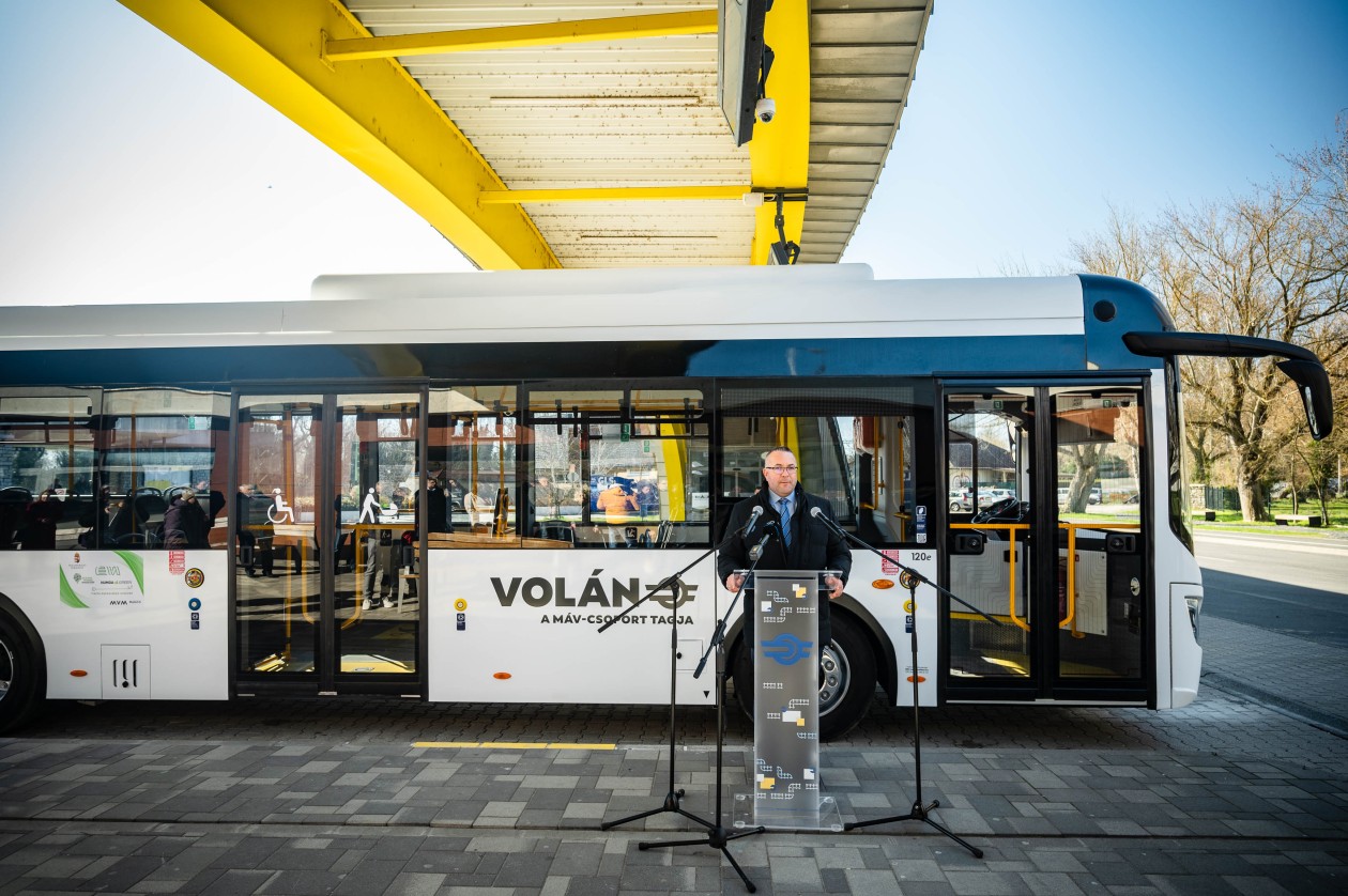 Кестхей — Презентация нового Ikarus 120.EL V3 (20.03.2025)