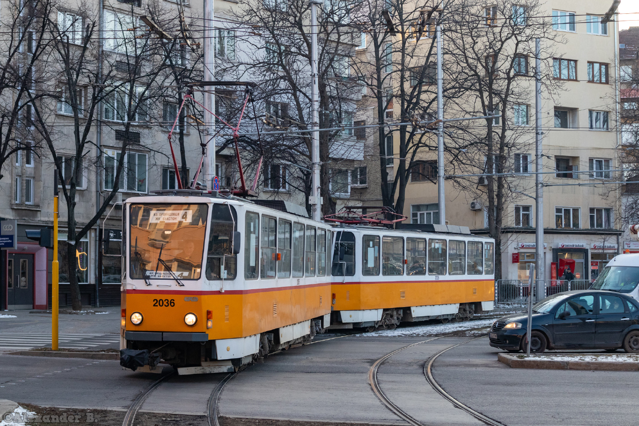 Sofia, Tatra T6A2B N°. 2036