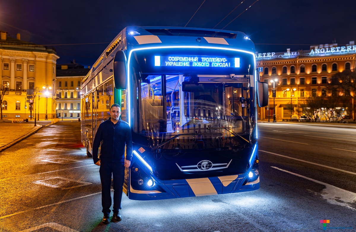 Санкт-Петербург — Обкатка троллейбуса ПКТС-6281.01 «Адмирал» — весна 2025; Работники электротранспорта