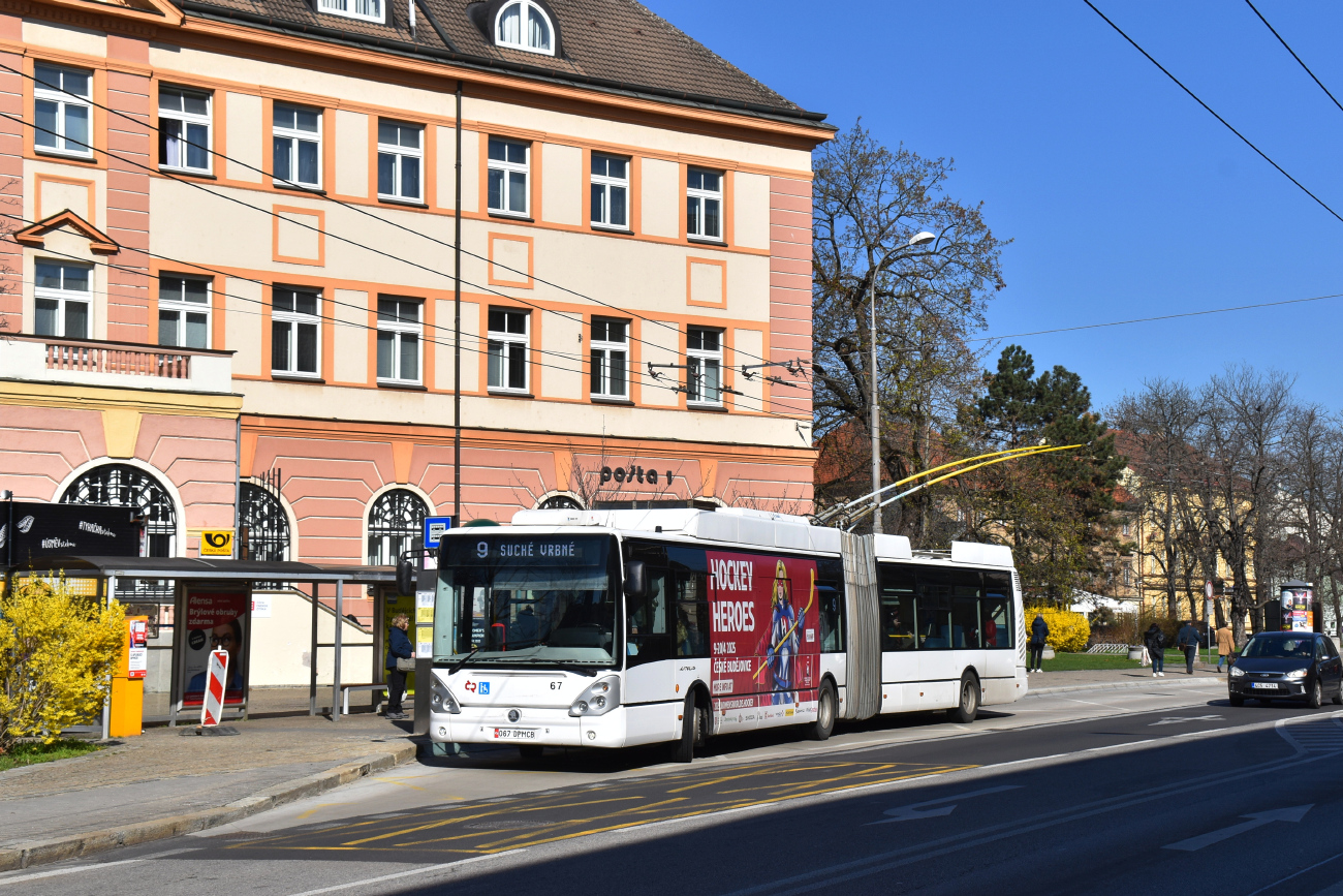 Ческе-Будеёвице, Škoda 25Tr Irisbus Citelis № 67