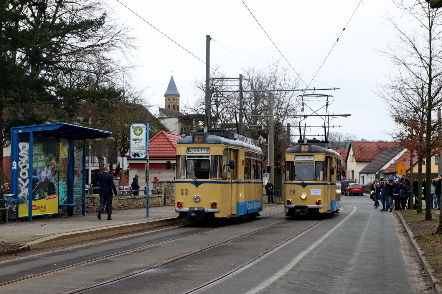 Вольтерсдорф, Gotha T57 № 33; Вольтерсдорф — Официальное прощание с вагонами Гота в регулярной эксплуатации (01.03.2025)