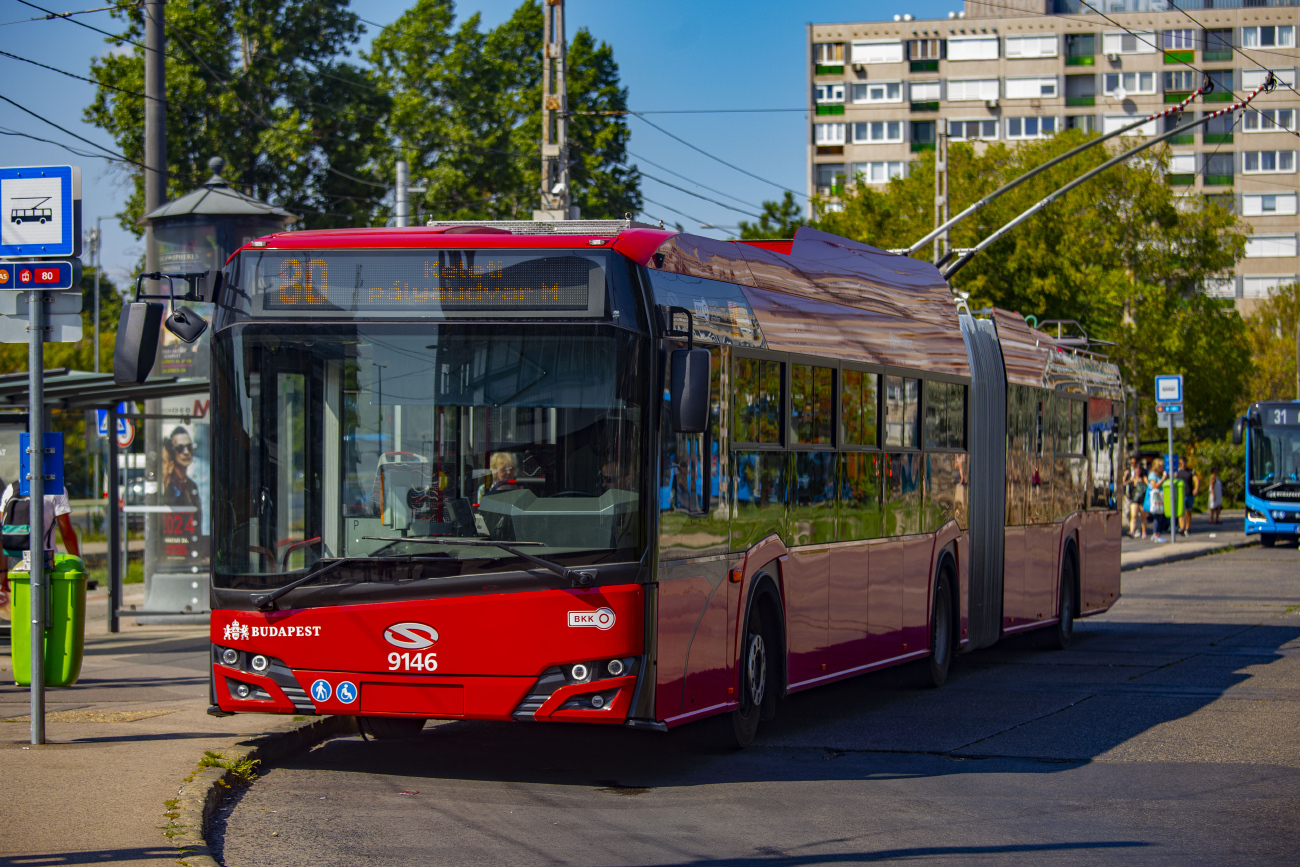 Будапешт, Solaris Trollino IV 18 Škoda № 9146