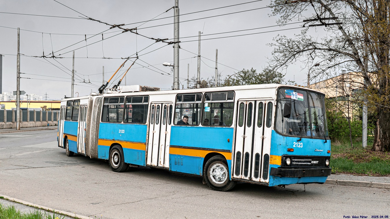 Sofia, Ikarus 280.92 № 2123; Sofia — Special trip in honour of the 40th anniversary of Ikarus operation in Sofia — 05.04.2025