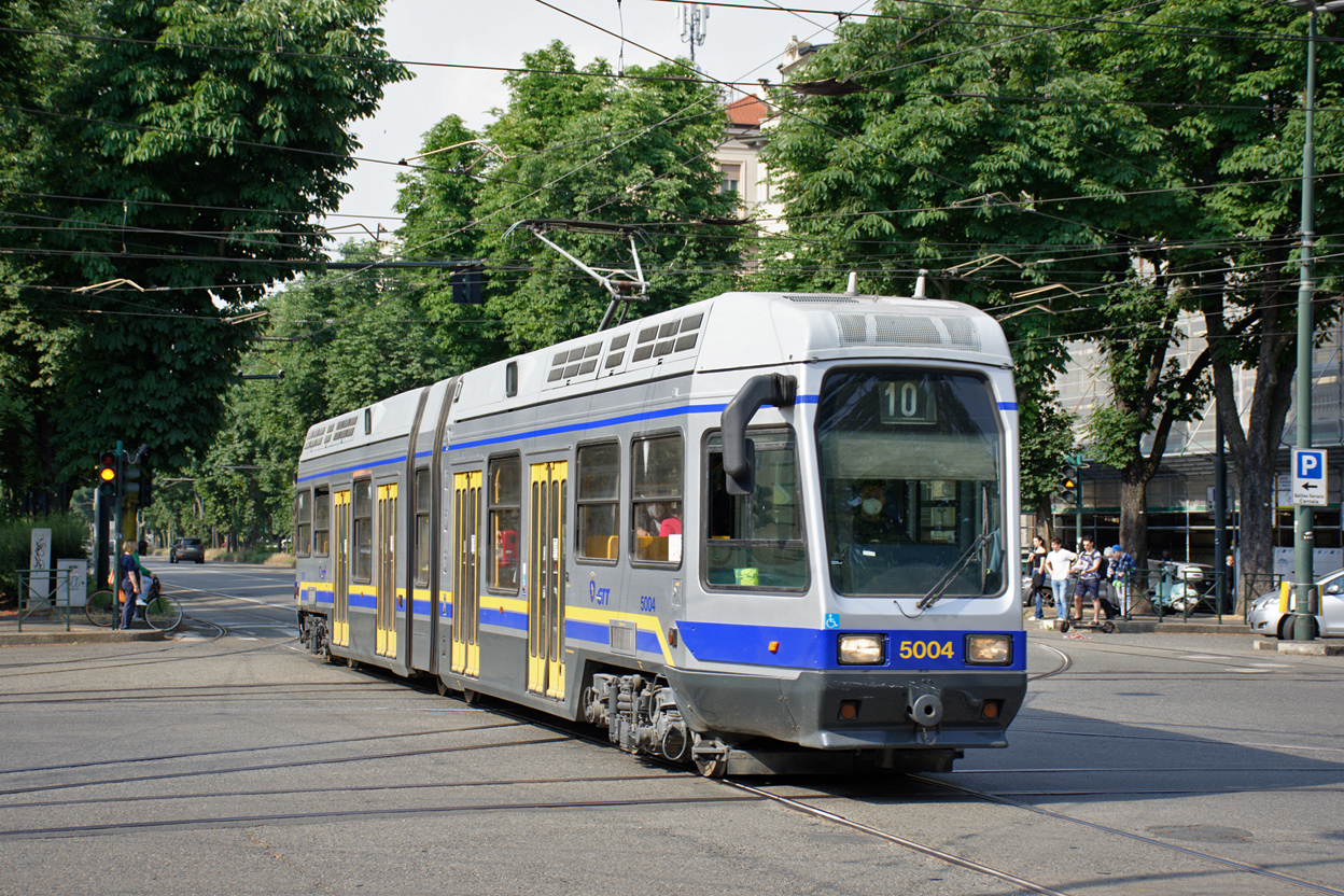 Турин, GTT series 5000 № 5004 Турин, GTT series 5000 № 5004
