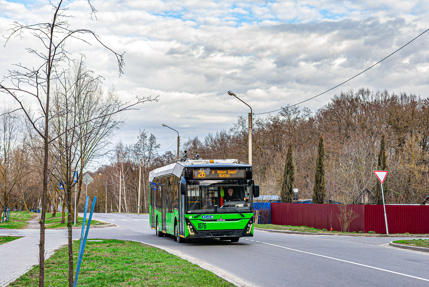 Гомель, МАЗ-303Т20 № 1876; Гомель — Движение на участках с использованием автономного хода