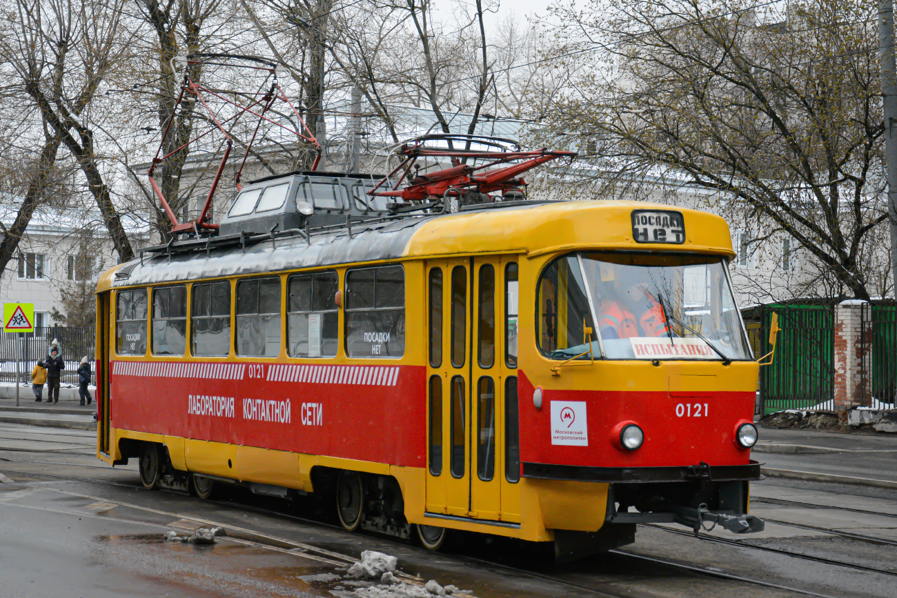 Moskau, Tatra T3SU (2-door) Nr. 0121