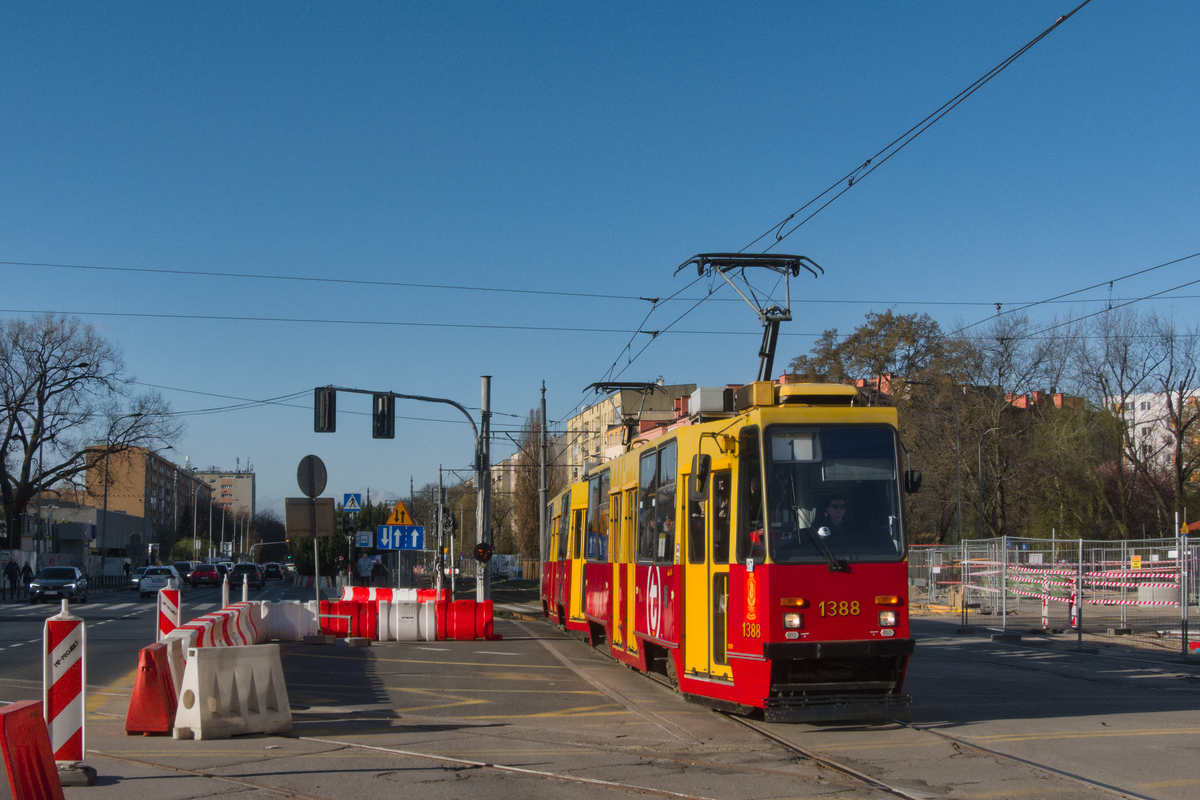Варшава, Konstal 105Nb/e № 1388