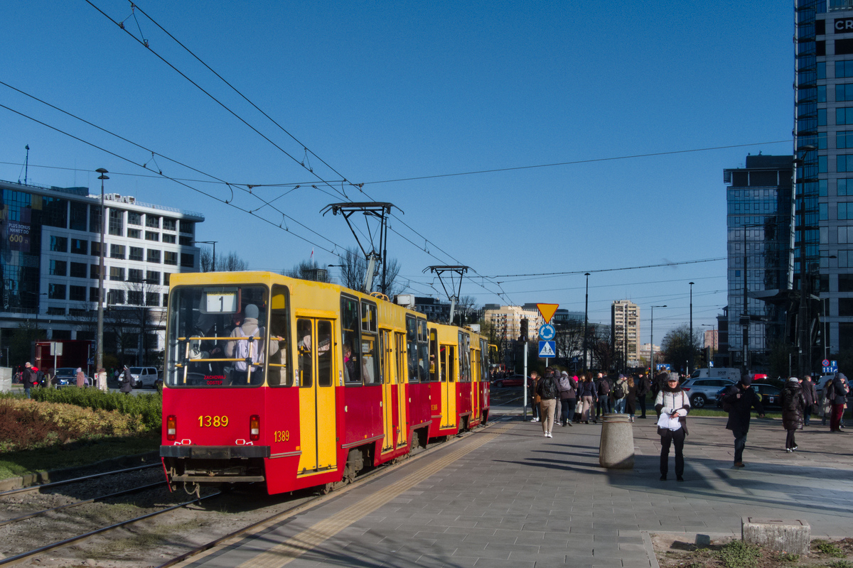 Варшава, Konstal 105Nb/e № 1389