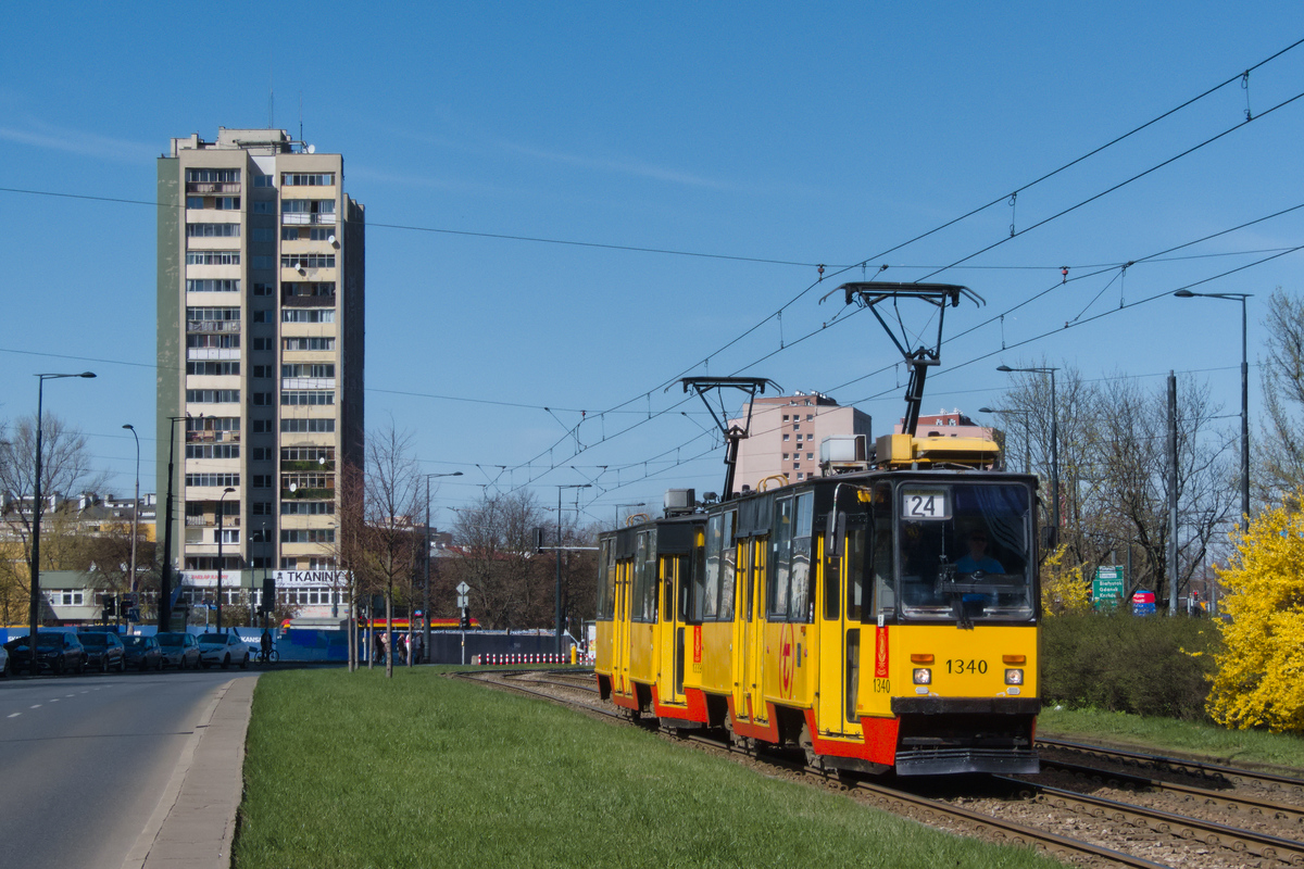 Варшава, Konstal 105Na № 1340 Варшава, Konstal 105Na № 1340