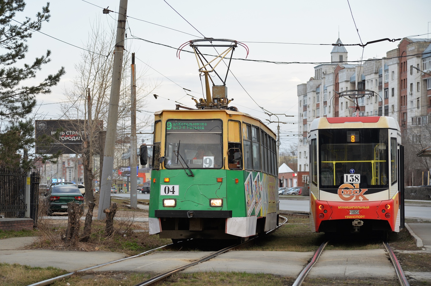 Omsk, 71-605EP № 04; Omsk, 71-407-01 № 138