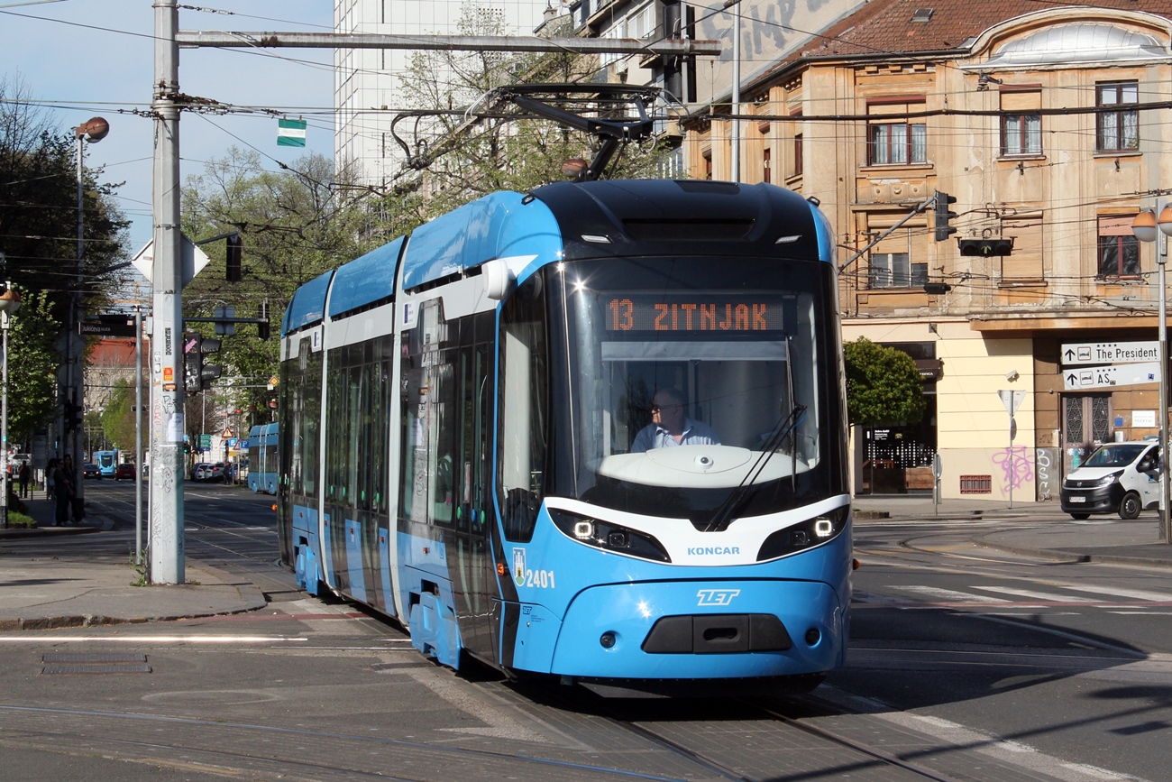 Загреб, Končar TMK 2400 № 2401 Загреб, Končar TMK 2400 № 2401