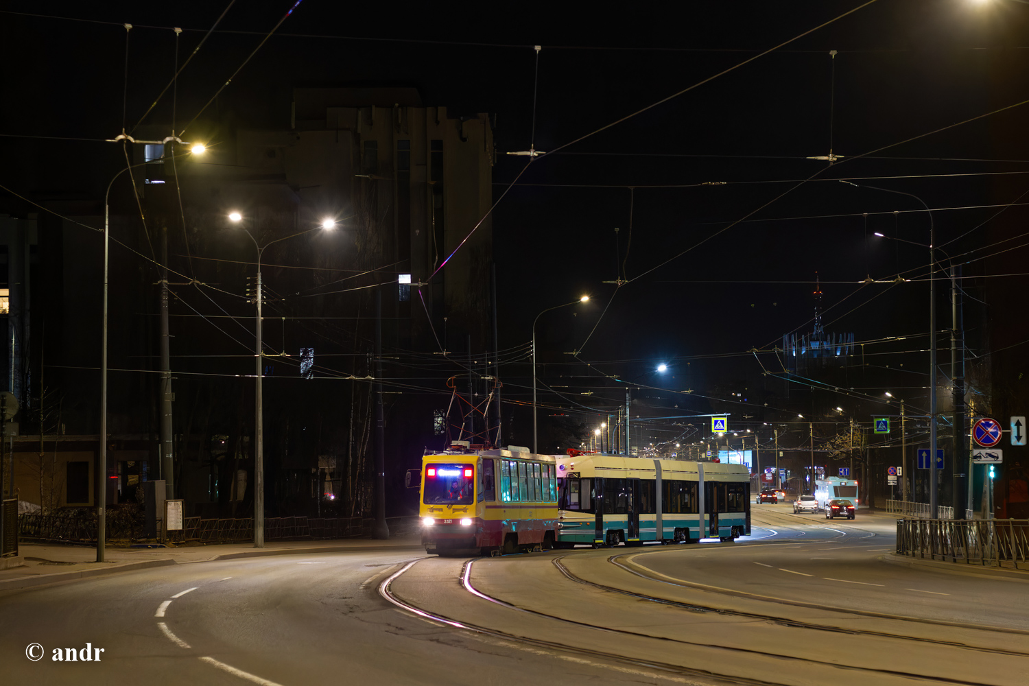 Санкт-Петербург, 71-134К (ЛМ-99К) № 3321; Санкт-Петербург — Новые трамвайные вагоны