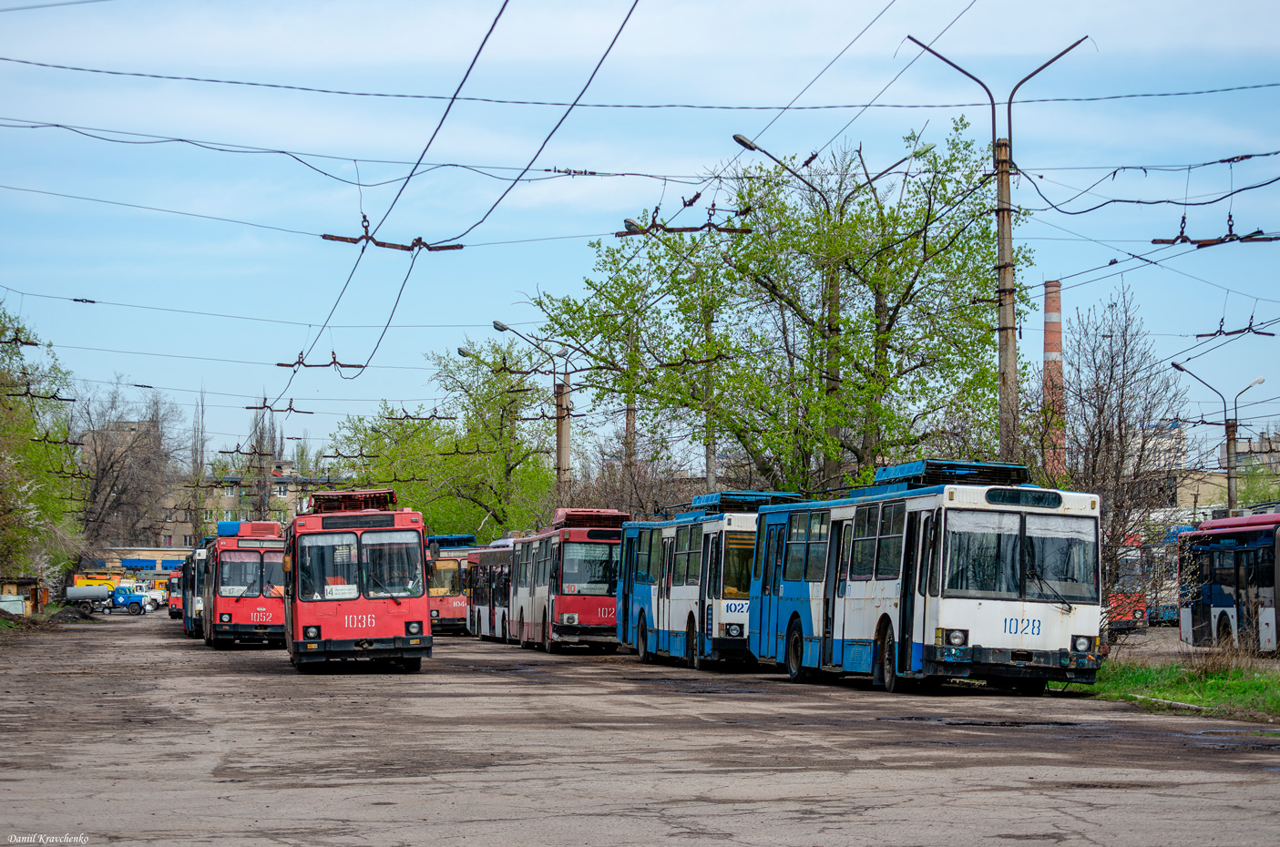 Донецк, ЮМЗ Т2 № 1036; Донецк, ЮМЗ Т2 № 1028