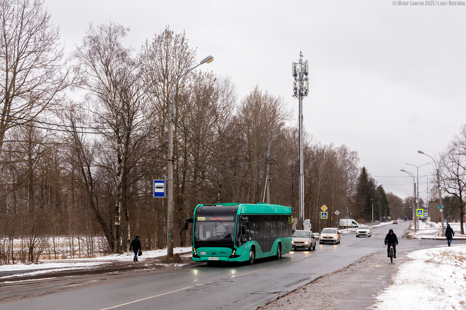 Санкт-Петербург, ВМЗ-5298.02 «Сириус» № 2910