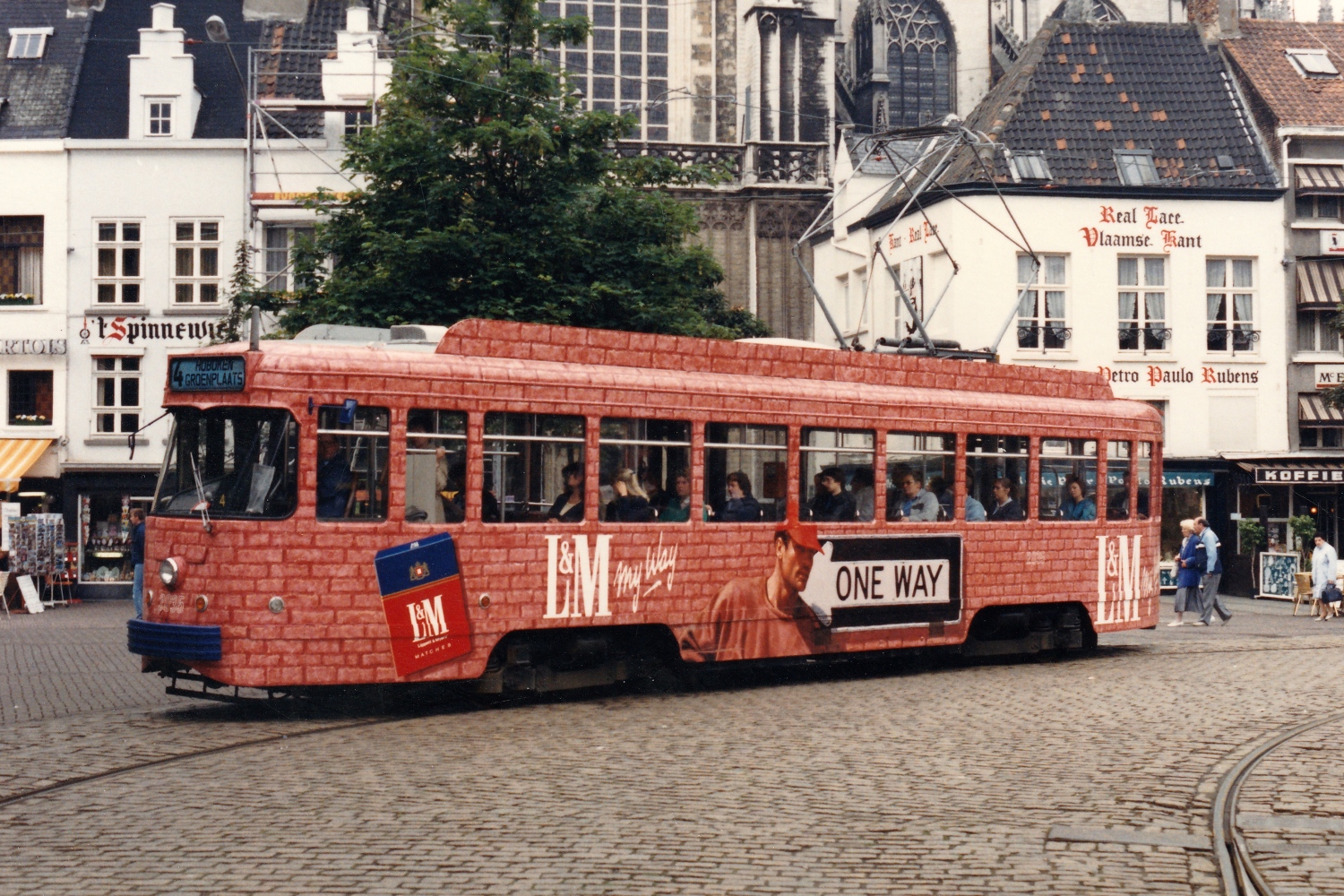 Антверпен, BN PCC Antwerpen № 2035; Антверпен — Старые фотографии (city trams Antwerpen 1980 — 1999)