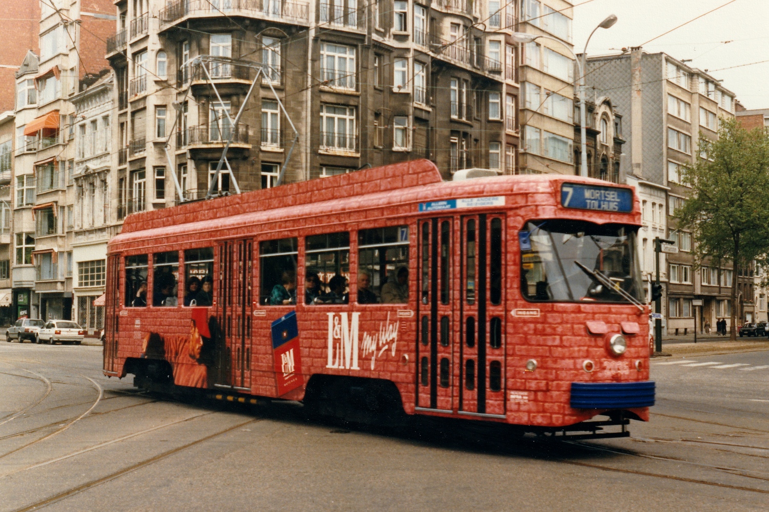 Антверпен, BN PCC Antwerpen № 2035; Антверпен — Старые фотографии (city trams Antwerpen 1980 — 1999)