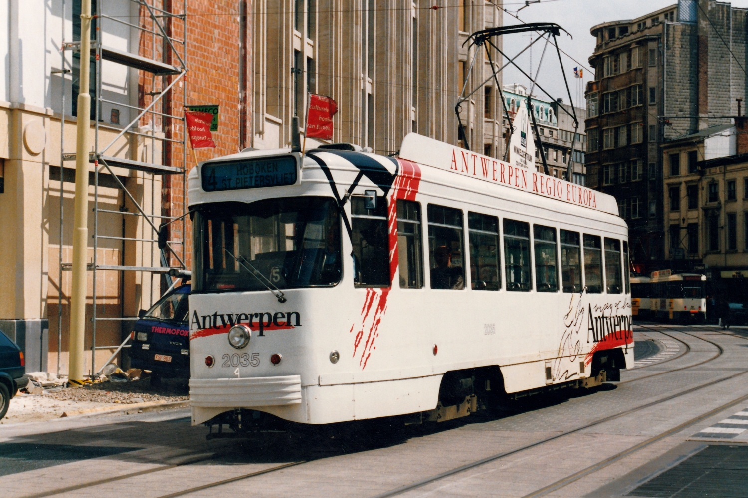 Антверпен, BN PCC Antwerpen № 2035; Антверпен — Старые фотографии (city trams Antwerpen 1980 — 1999)